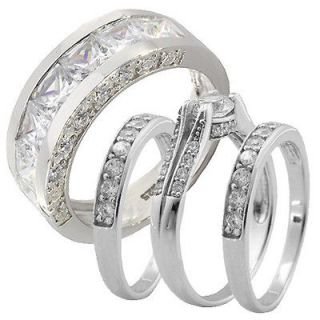 his and hers wedding rings in Engagement/Wedding Ring Sets