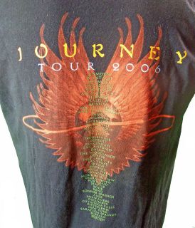 Journey 2006 Concert Tour T Shirt L Logo