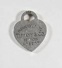   & Co. Heart Tag Return to Tiffany Charm / Pendant Sterling Silver