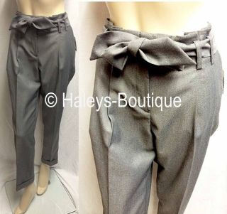   Size 10 Grey Dress Slacks Pleated Suit Pants Career Business Attire
