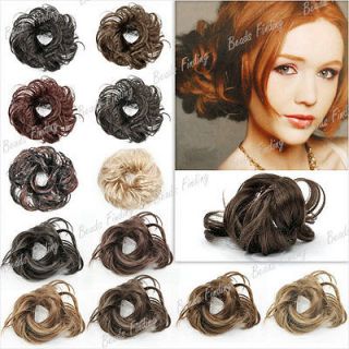 Synthetic Fiber Magic Curly Hairpeice clip in/on Pony tail extension 