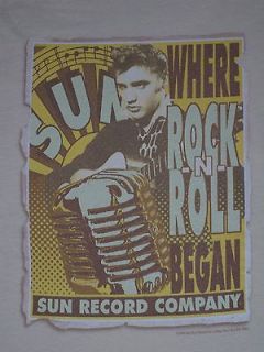 Elvis Presley Sun Record Company Womens Jr. Top (Size XL, Color 