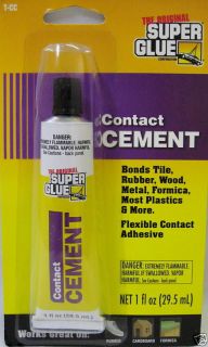 The ORIGINAL SUPER GLUE Contact Cement New