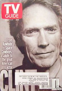 TV Guide 8/5/00 Clint Eastwood Salute/Martha Stewart/Survivor/Adrienne 