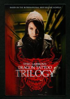 Stieg Larssons Dragon Tattoo Trilogy DVD, 2011, 4 Disc Set