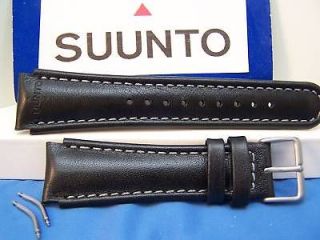 Suunto watch band Yachtsman/X la​nder 22mm black leather
