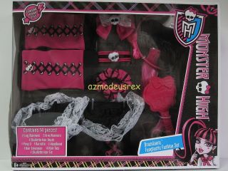 Monster High Draculaura Fangtastic Fashion Set Dress Up Costume Set 14 
