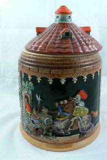 Germany Stoneware Stein Pottery Punch Bowl Jar Canister House of 