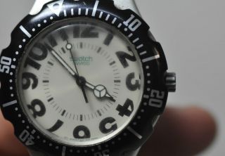 Swatch Irony Aluminium Swiss wrist watch , metal strap quartz working 
