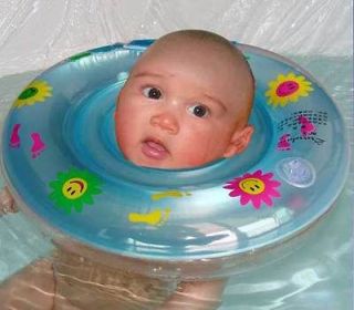 Baby Neck Ring Love Swim Baby Bath A blue Gentle safely