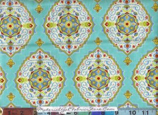Moda Lily Ashbury Fabric ~ Tradewinds 454 13 South Pacific Turquoise 