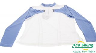 NEW Jamie Sadock Womens Long Sleeve 1/4 Zip Golf Shirt Polo Large 