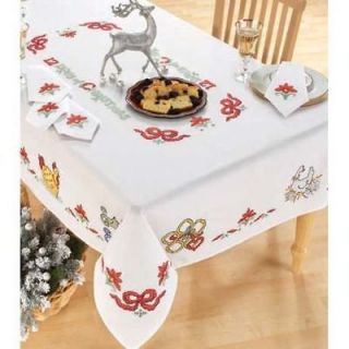 stamped embroidery tablecloth in Embroidery