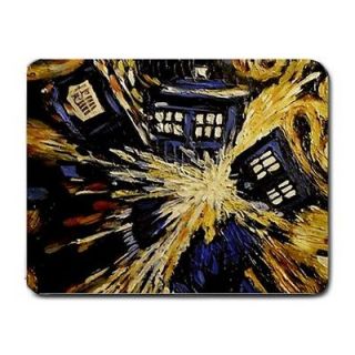 New Dr. Doctor Who Tardis Van Gogh Painting #2 Mouse Pads AMDW3
