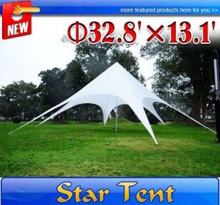   13.1 H Star Party Tent Canopy Shade Modern Marquee White Shelter