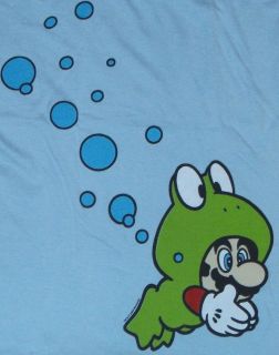 Super Mario Bros 3 Frog Suit Babydoll T Shirt Top Medium Brand NEW 