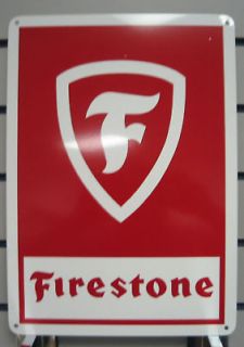 FIRESTONE TIRE Shop SIGN GARAGE MUSCLE CAR Mechanic Advertising Free 