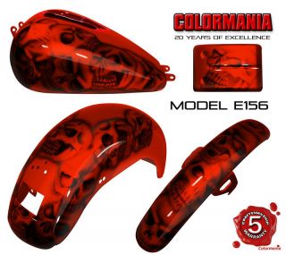   FXD FXDI DYNA SUPER GLIDE CUSTOM PAINT SET TANK FENDERS SIDE COVERS