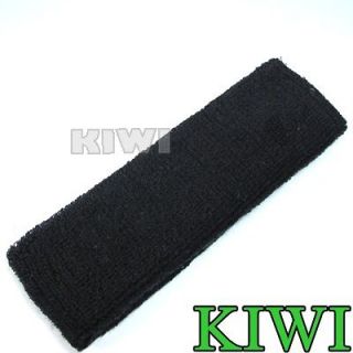 High Quality Black Cotton Sweat Band Sweatband head headband Sport 