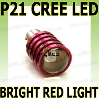  LIGHT   CREE RED LAMP LED CAR BULB 12V 382 P21W PEUGEOT EXPERT TEEPEE
