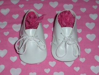 Fits 18 Inch Tiny Tears DollWhite Baby Tie Doll ShoesItem No 