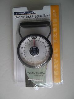 TRAVELON Stop & Lock Luggage Scale & Tag A Long Luggage Tags Combo