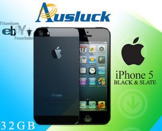 APPLE iPHONE 5 BLACK 32GB FACTORY UNLOCKED SEALED AUSLUCK