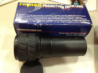 raynox projection FF zoom lens 100 150mm(4 6)f 3.5 in box