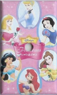 DISNEY PRINCESS #2 CABLE PLATE SWITCHPLATE OUTLET COVER NEW