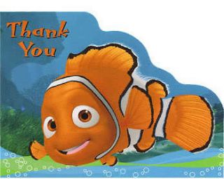 Finding Nemo Party Thank You Notes 8ct Party Supplies