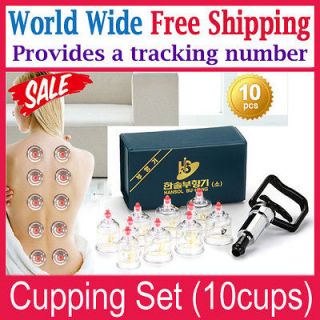   SET 10CUPS Slimming CUPPING Massage Acupuncture, Vacuum Therapy