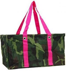 Thirty Styles Choose One Army Camo LARGE UTILITY TOTE Laundry Picnic 