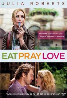 Eat Pray Love DVD, 2010, Theatrical Version Extended Cut