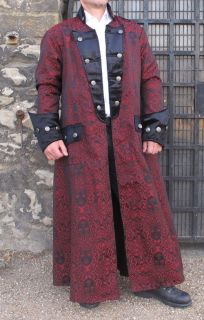   Pirate Vampire Gothic Military Jacket Coat Medusa Theatrical Quality