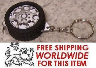 Auto Tire and Wheel Key Ring & Tape Measure combo NEW