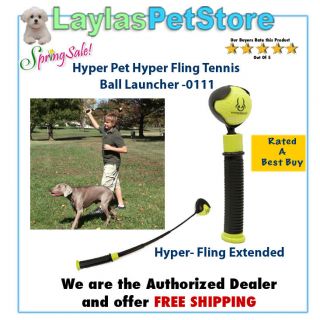 Hyper Pet Hyper Fling Tennis Ball Launcher  0111 Authorized Dealer 