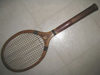 Antique Tennis Racquet D&M Draper Maynard PAWNEE RARE