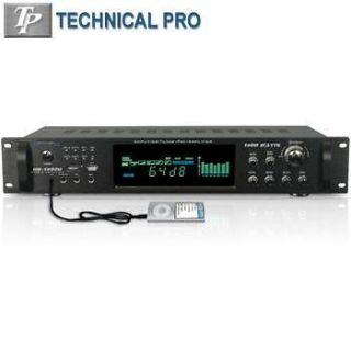 Technical Pro HB1502U Hybrid 1500W Amplifier w Tuner