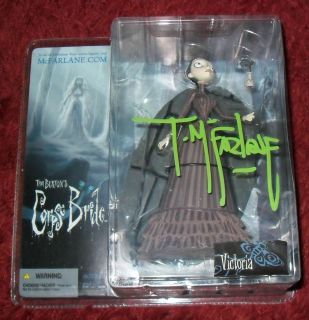 Mcfarlane Toys,Tim Burtons Corpse Bride, Victoria Signed By T 
