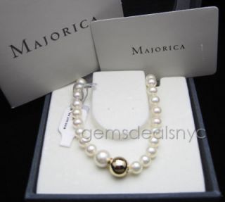 215 MAJORICA 6mm White Pearl 16 Necklace Strand MJ01