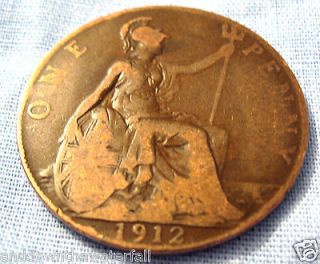 1912 PENNY the year RMS SS TITANIC COIN Ship Cruise Vintage Old Retro 