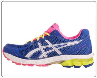 Asics GT 2170 Blue White Neon Pink Green New Womens Top Running Shoes 