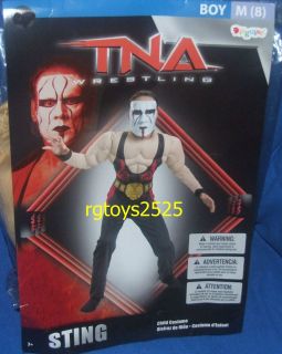 TNA Wrestling STING Muscle Costume Size 8 Med New Medium M 7 8 Childs 