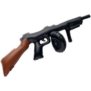 Black Inflatable Tommy Gun Halloween Costume Accessory