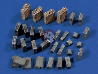 Verlinden Productions 1/35 German Tool & Ammo Boxes WWII 569