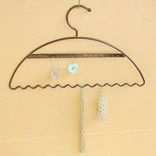 Closet Hanging Earring Necklace Jewelry Hanger Organizer Storage 