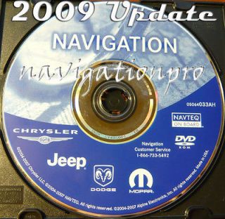   2009 Aspen 300 Charger Magnum Ram Truck Cherokee Navigation DVD 033AH