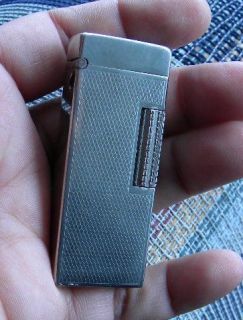 VINTAGE WIN DELUXE GAS LIGHTER SILVER 1960s