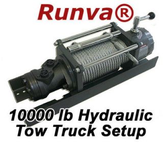 Runva 10000 lb Hydraulic Winch Tow Truck Setup (10HX)