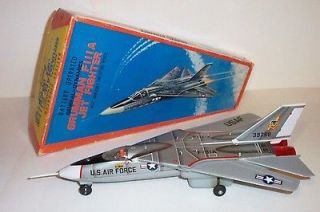   BATTERY OPERATED GRUMMAN F111A JET FIGHTER PLANR TIN LITHO TOY MIB